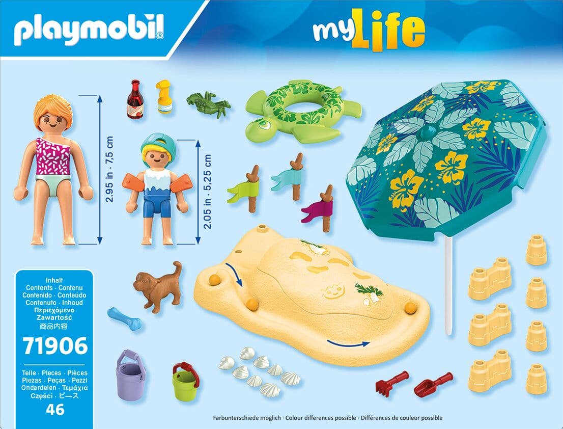 Produktbild PLAYMOBIL 71906 - my Life - Familienspaß am Strand 4 von 5