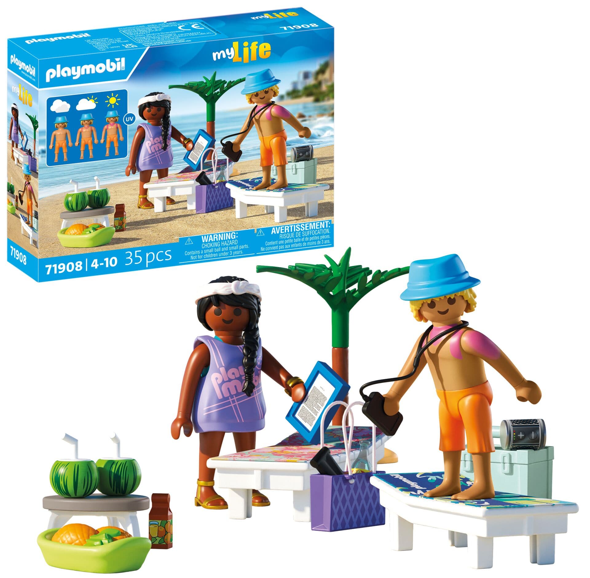 Produktbild PLAYMOBIL 71908 - my Life - Pärchenausflug an den Strand 3 von 5