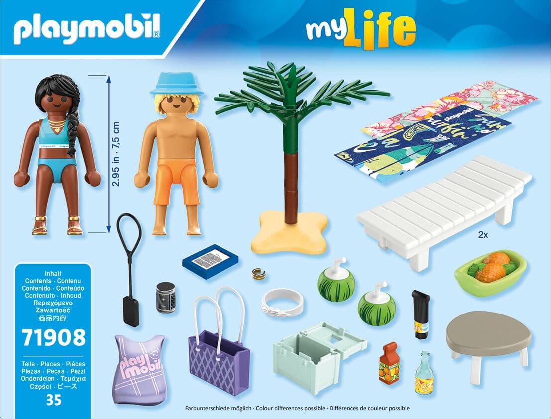 Produktbild PLAYMOBIL 71908 - my Life - Pärchenausflug an den Strand 4 von 5