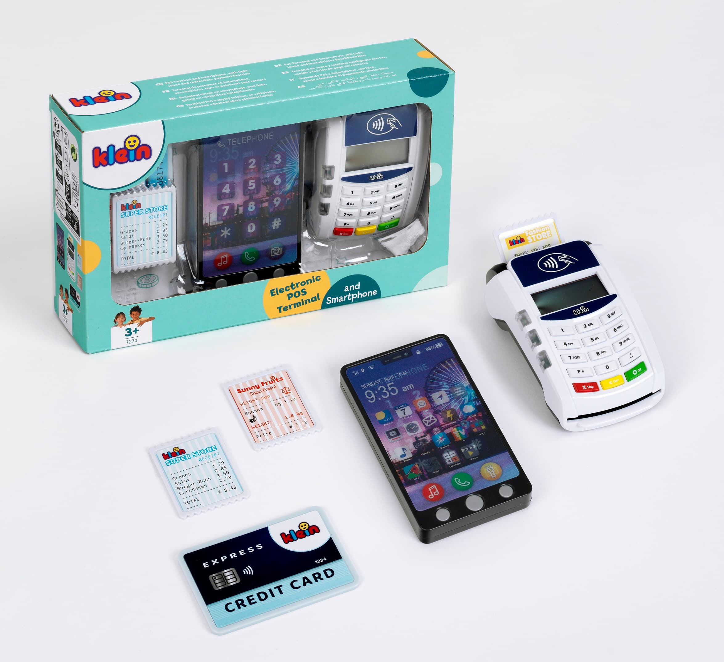 Produktbild Theo Klein PoS Terminal + Kinder Handy  2 von 4