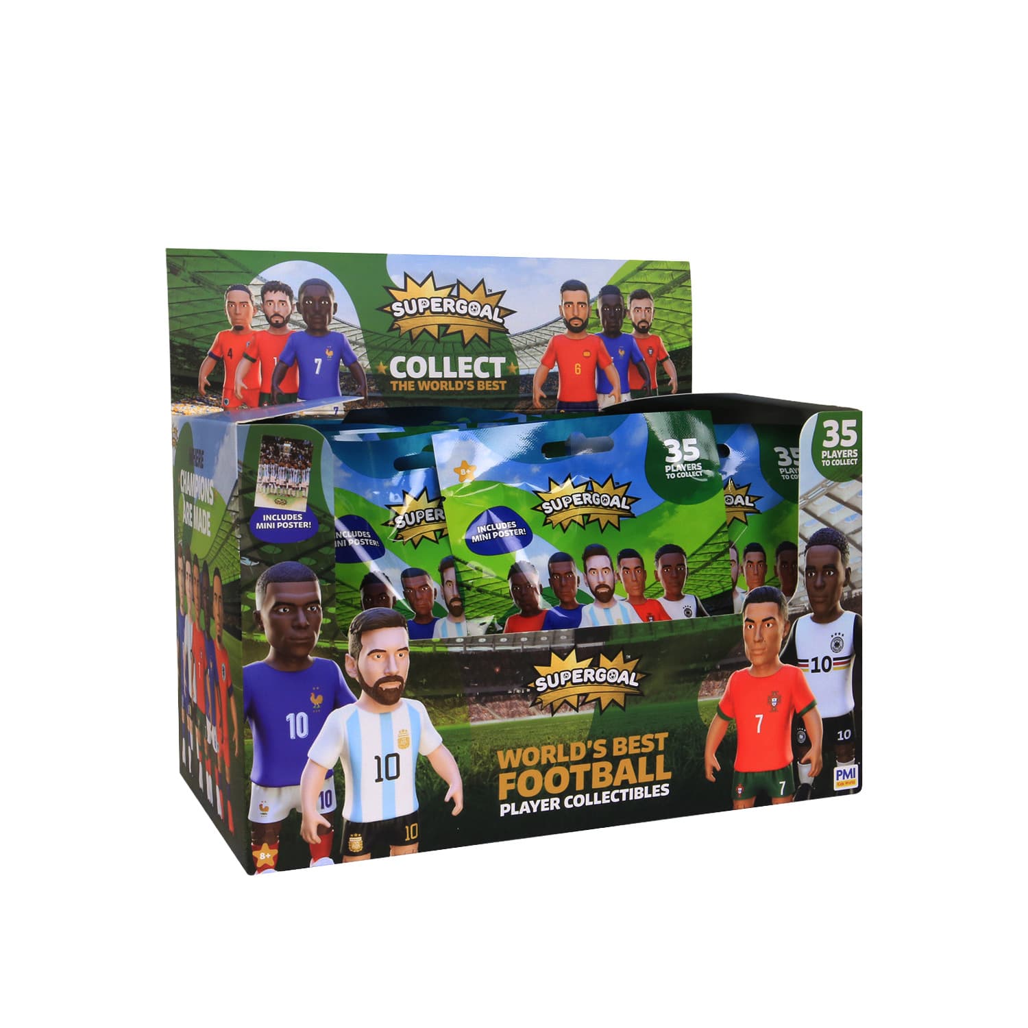 Supergoal Fußball Figuren sortiert (Keine Auswahl möglich)