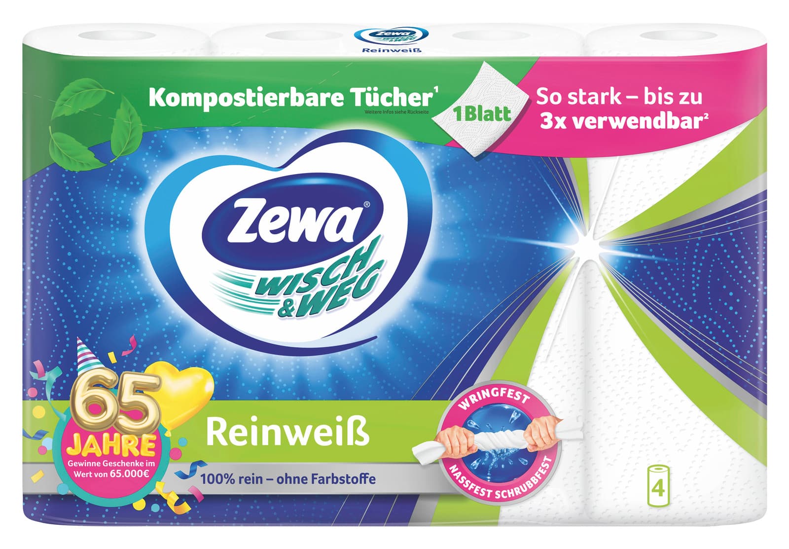 ZEWA WISCH & WEG Reinweiß