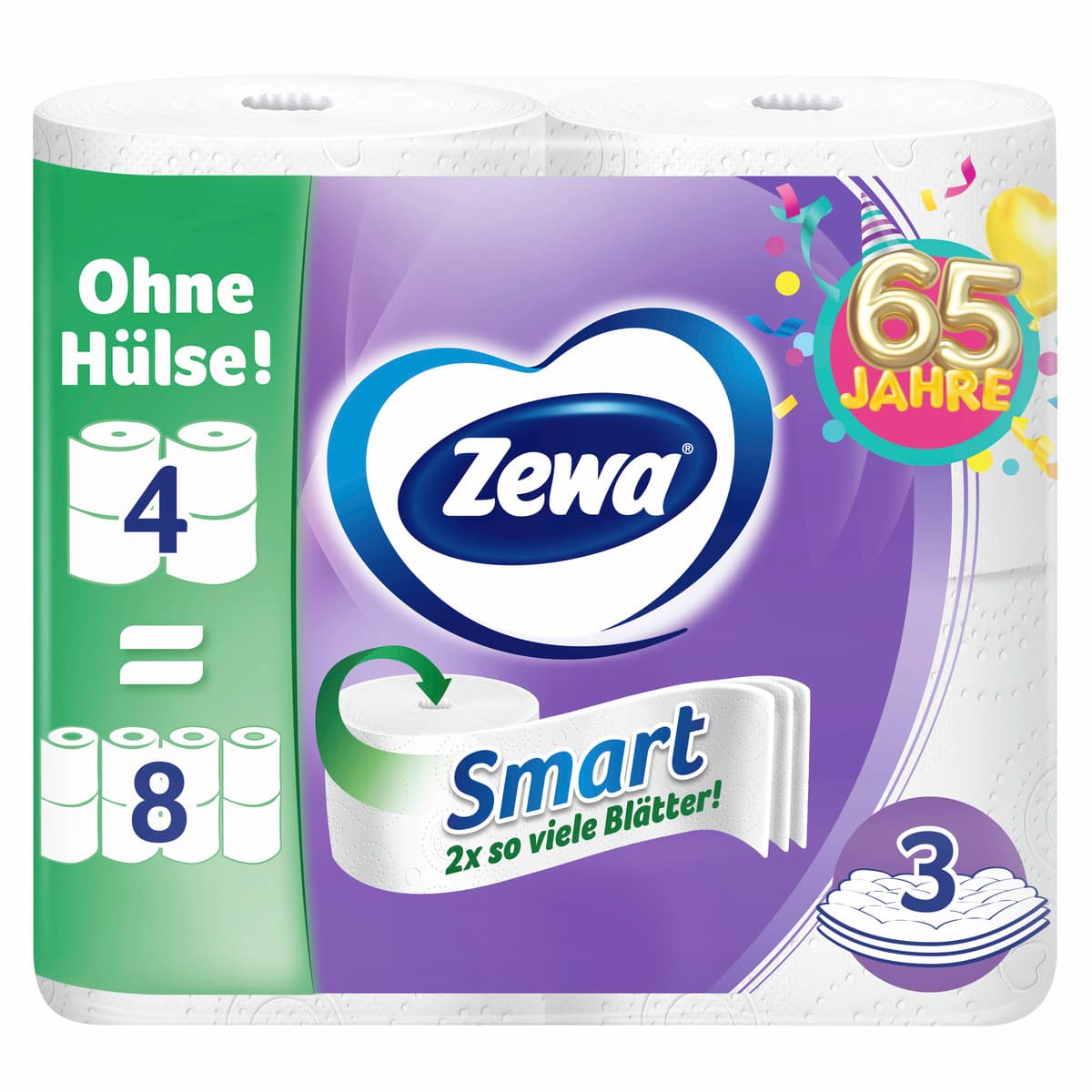 Zewa Smart Toilettenpapier 4x300 Blatt