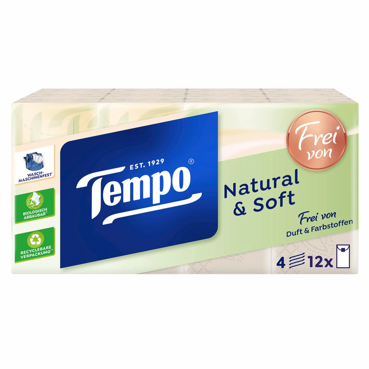 Tempo Taschentücher natural & soft