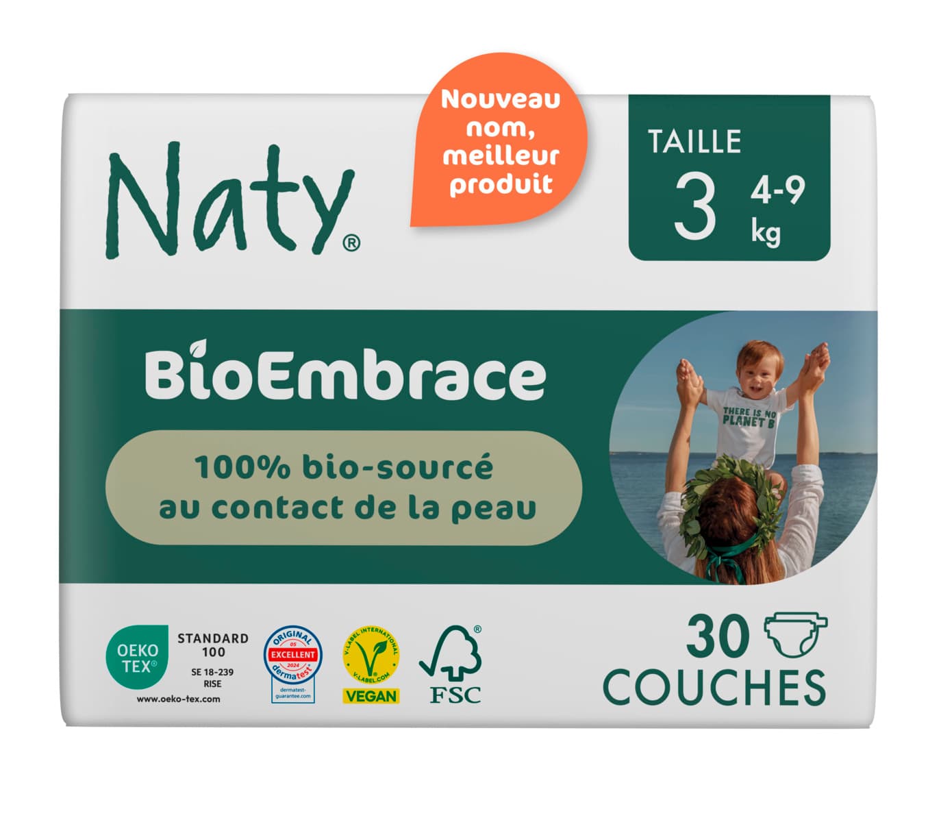 Naty Windeln BioEmbrace Gr. 3 (4-9 kg)