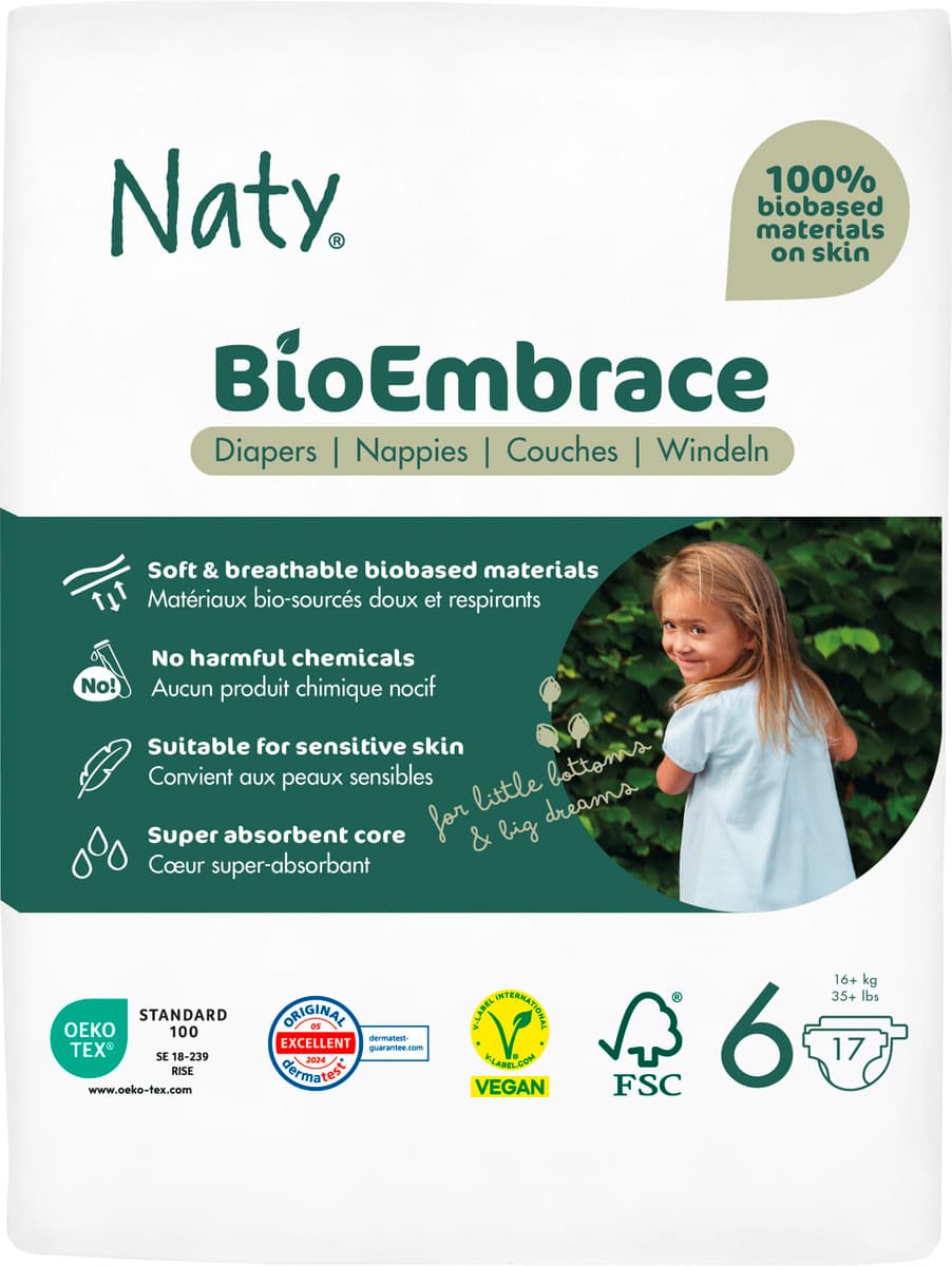 Naty Windeln BioEmbrace Gr 6 (16-35 kg)