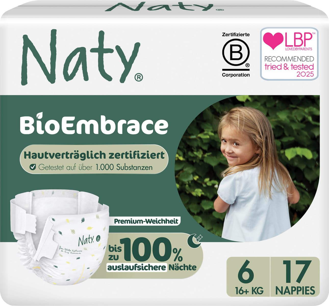 Naty Windeln BioEmbrace Gr 6 (16-35 kg)