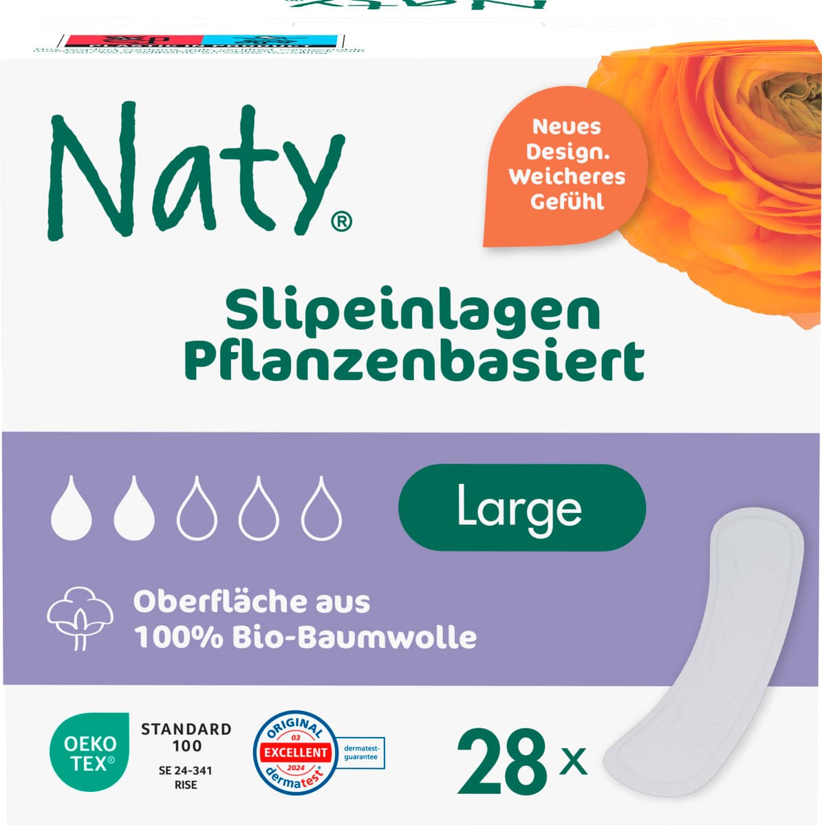 Naty Slipeinlagen Large 