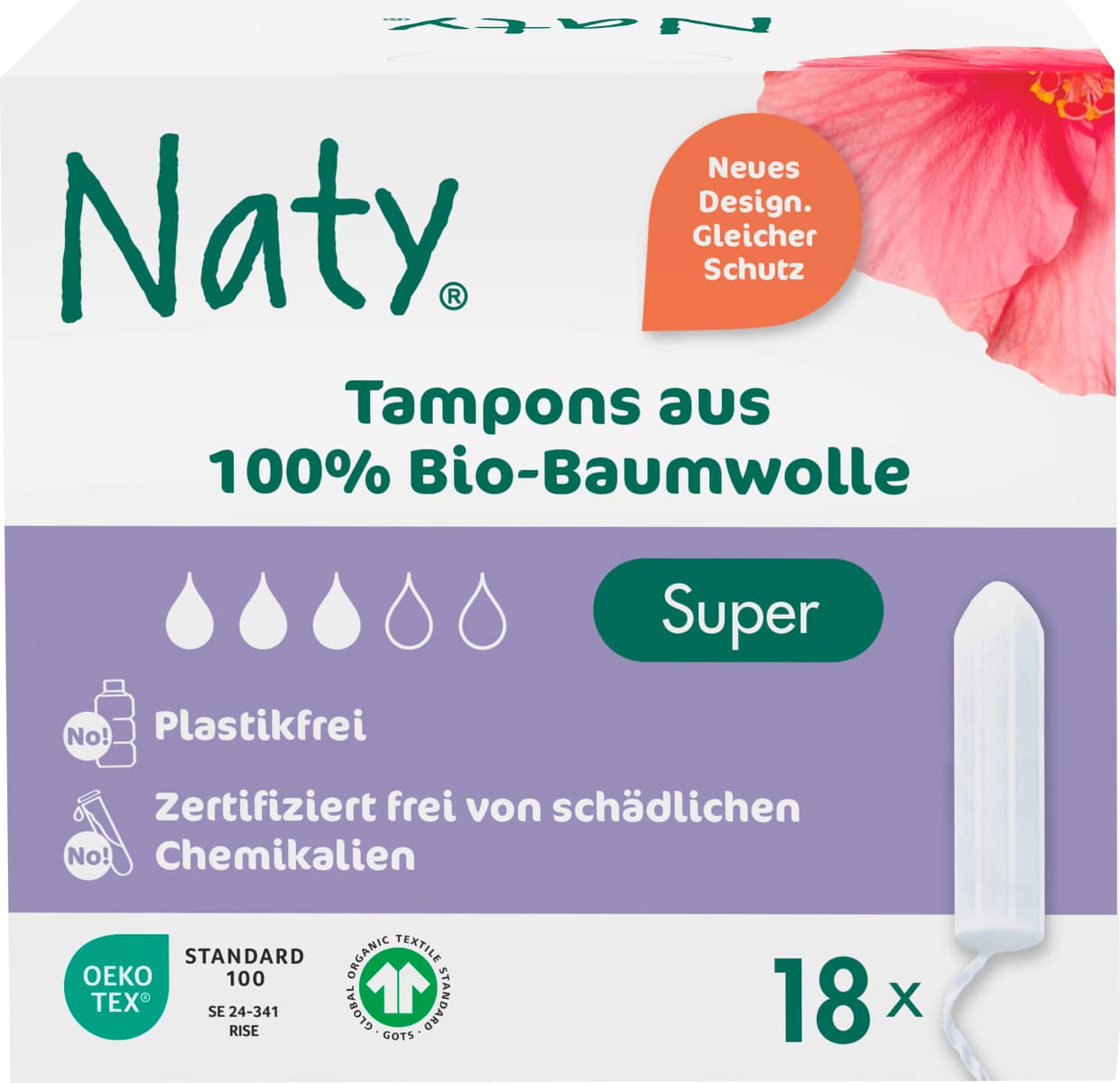 Naty Tampons Super