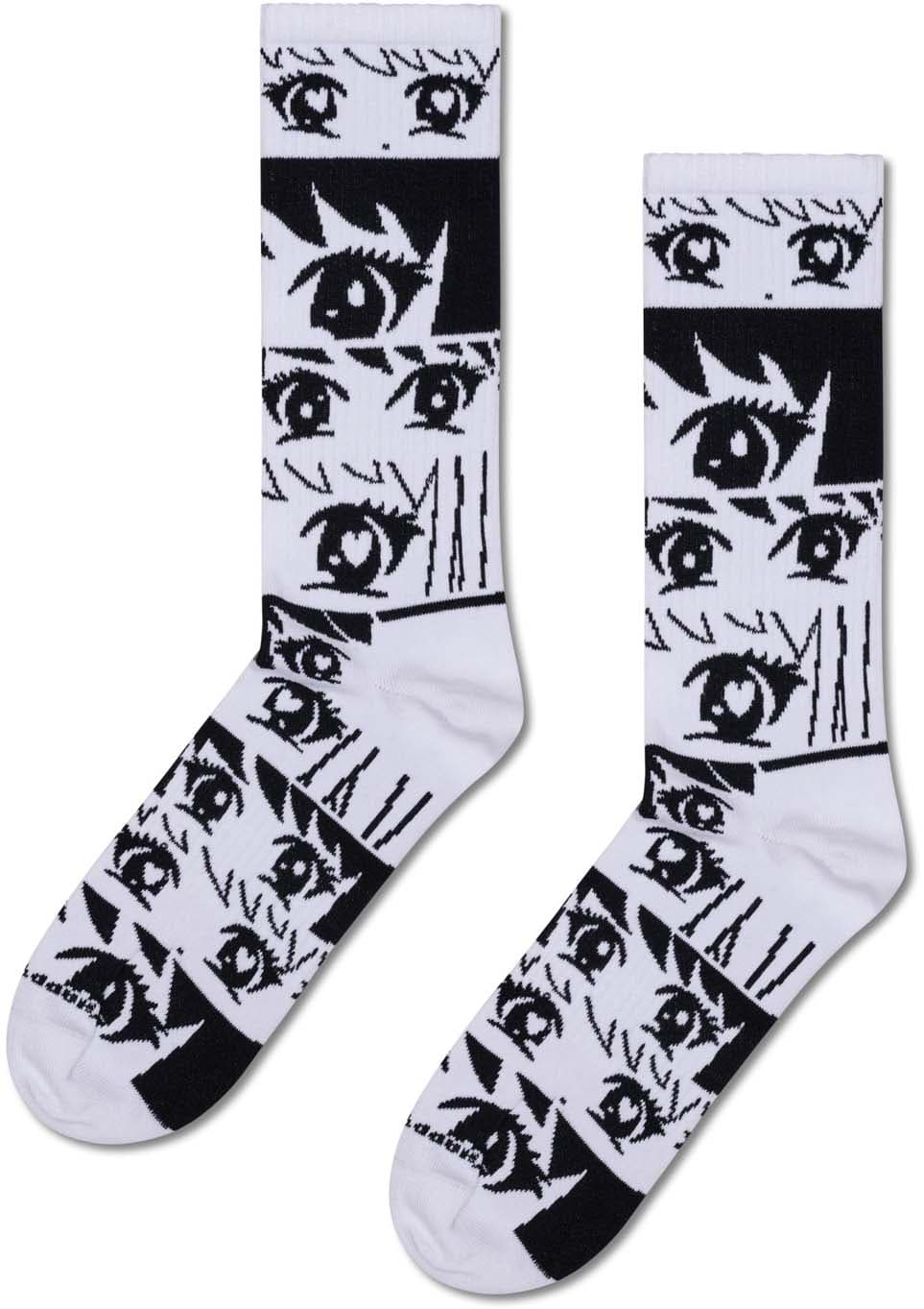 Happy Socks Damen Sneaker Socken Anime Stripes