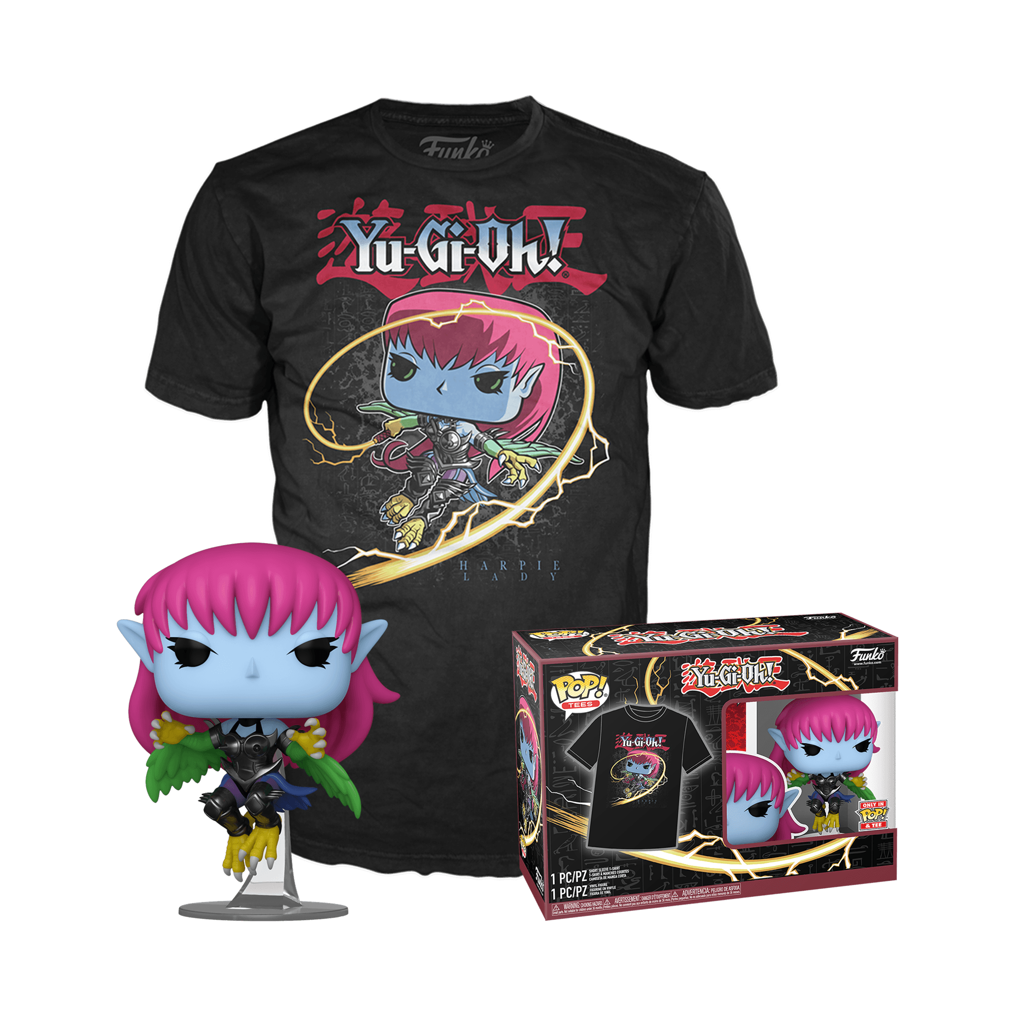 Funko - POP! - Yu-Gi-Oh! Harpie Lady (inkl. T-Shirt & Vinylfigur)