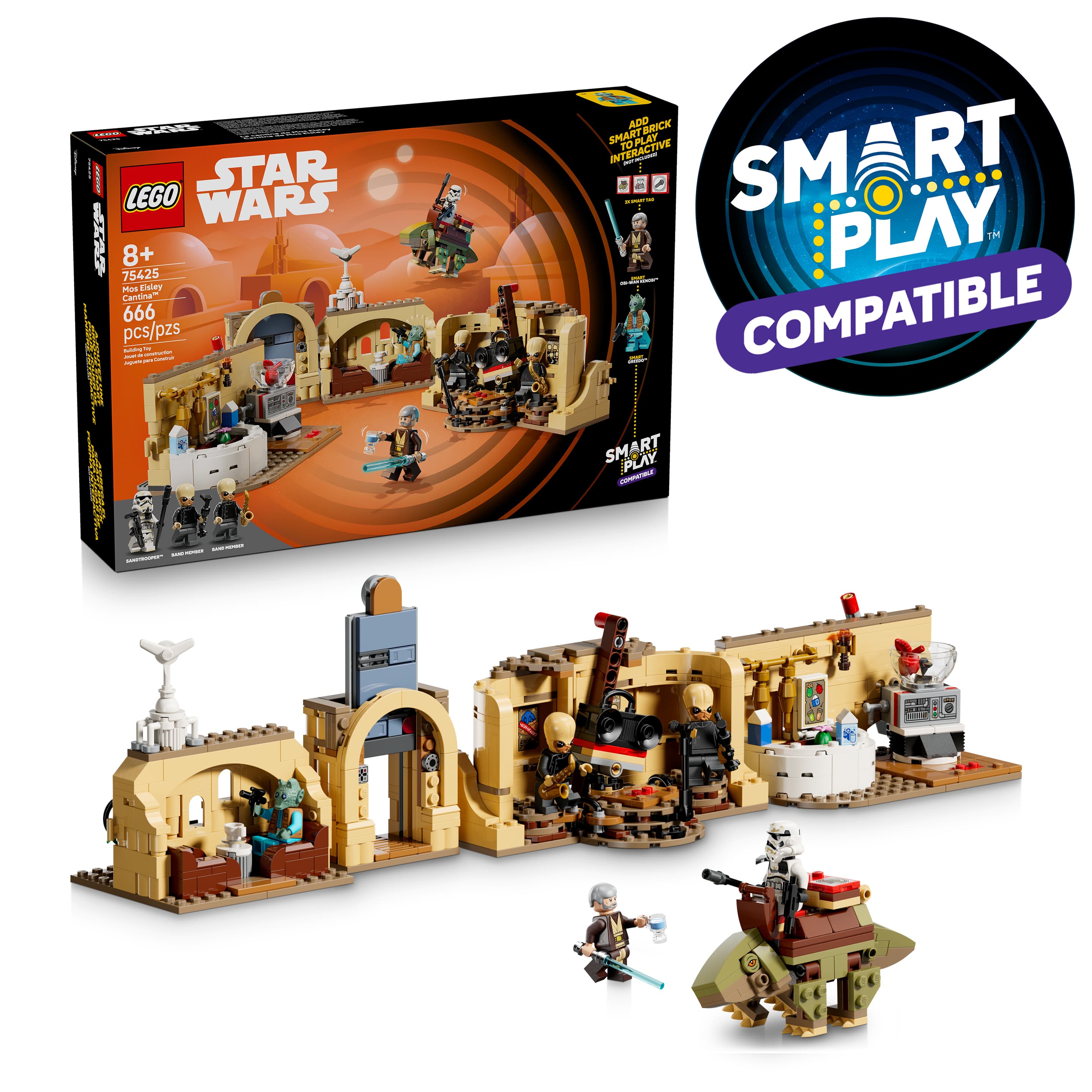 LEGO Star Wars 75425 SMART Play: Mos Eisley Cantina, Spielzeug ab 8