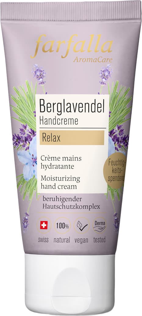 Farfalla Berglavendel Relax Schön entspannt Handcreme