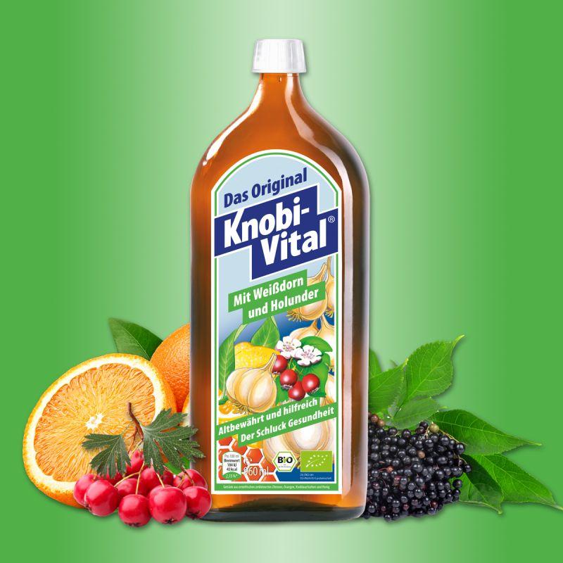 Produktbild Knobi-Vital mit Weißdorn und Holunder 3 von 4