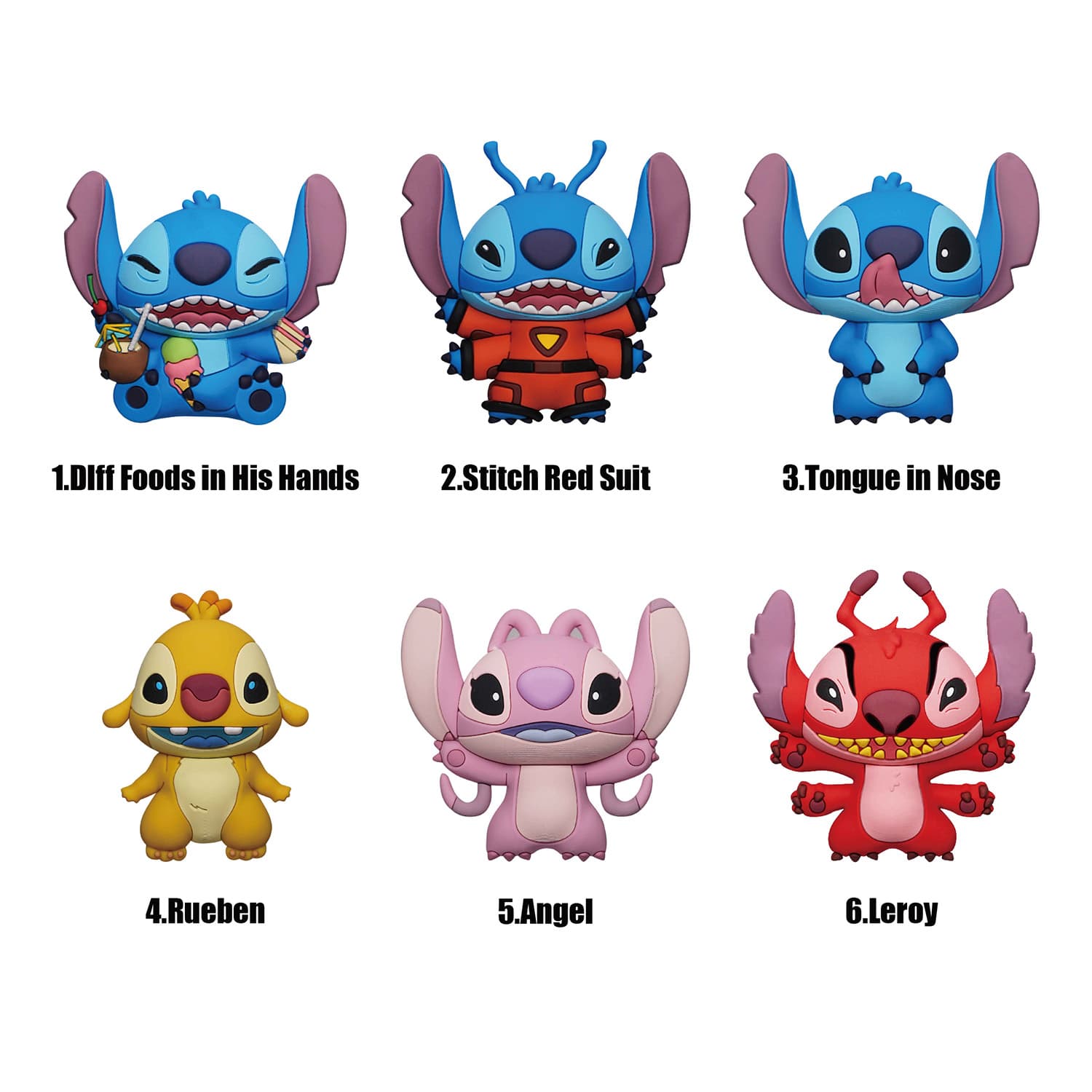 Produktbild Stitch Magnets In Blind Pack Display Series 6. Sammelfigur im Blindbag – sortiert – eine Packung enthält eine zufällige Figur. 2 von 3