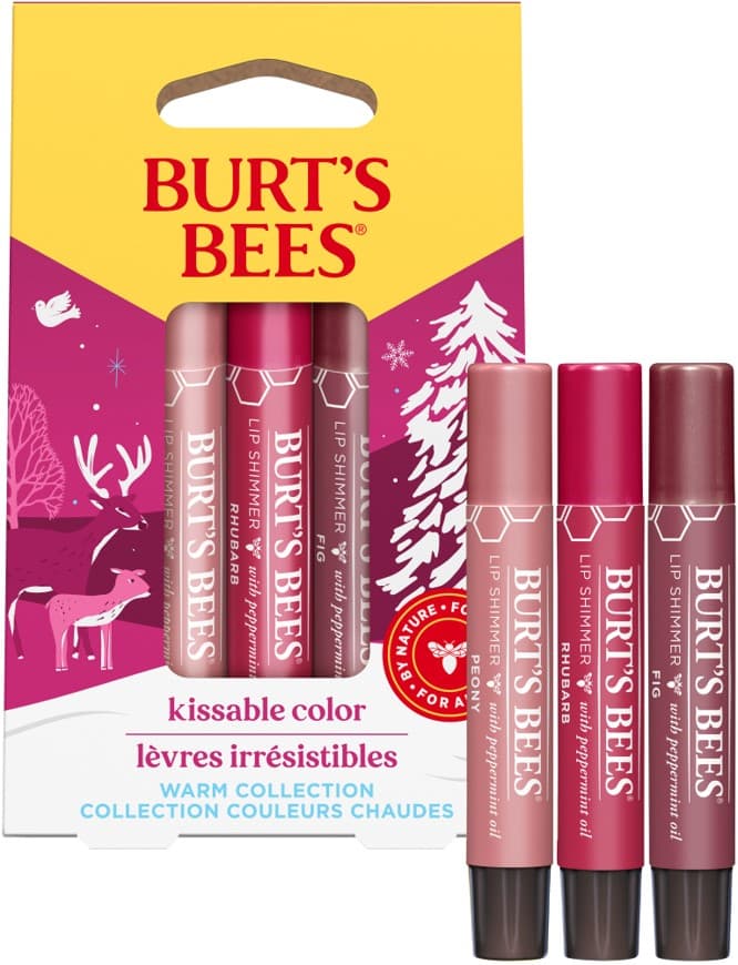 BURT'S BEES Kissable Colour Lippenschimmer Geschenkpackung