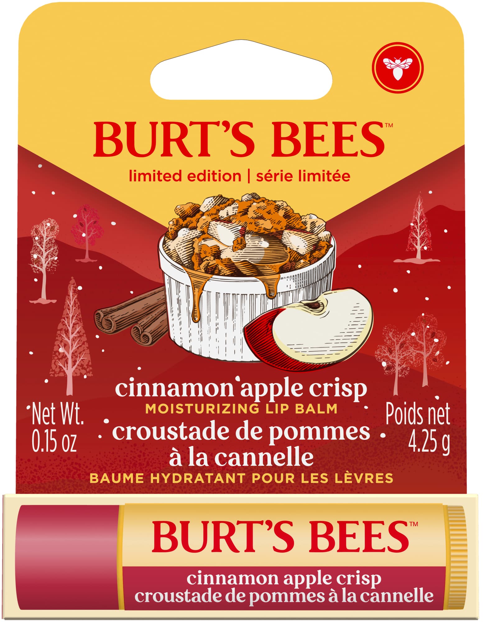 BURT'S BEES Cinnamon Apple Crisp Lip Balm