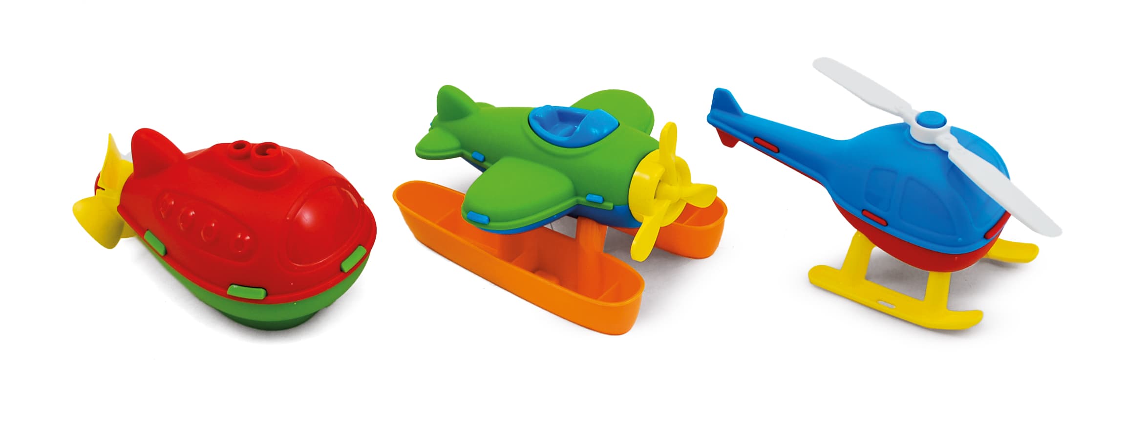 Set Hubschrauber + Wasserflugzeug + U-Boot