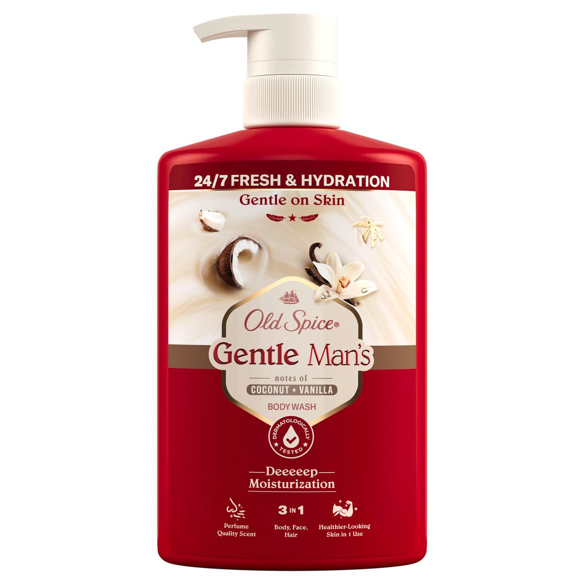 Old Spice Gentle Man’s Duschgel Coconut & Vanilla XL 