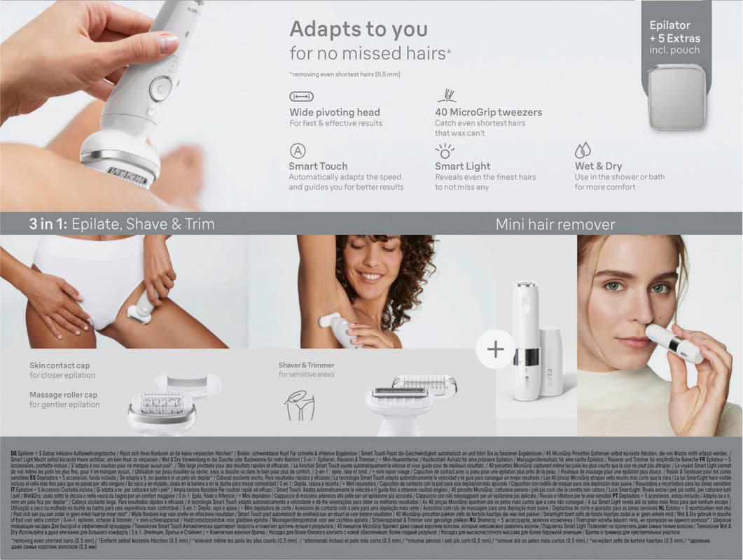 BRAUN Epilierer Silk-épil 9 SES9-341