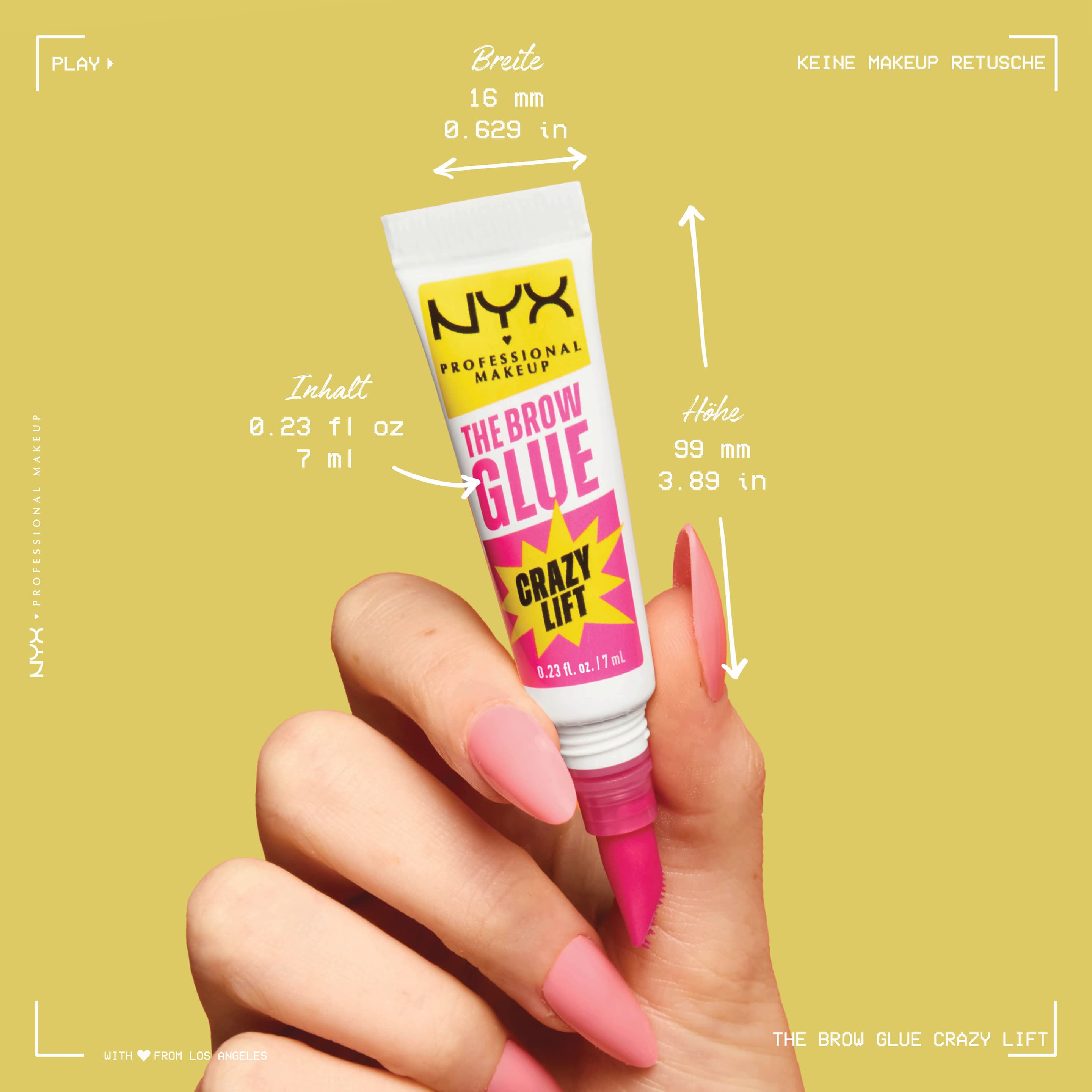 Produktbild NYX PROFESSIONAL MAKEUP The Brow Glue Crazy Lift 7 von 16