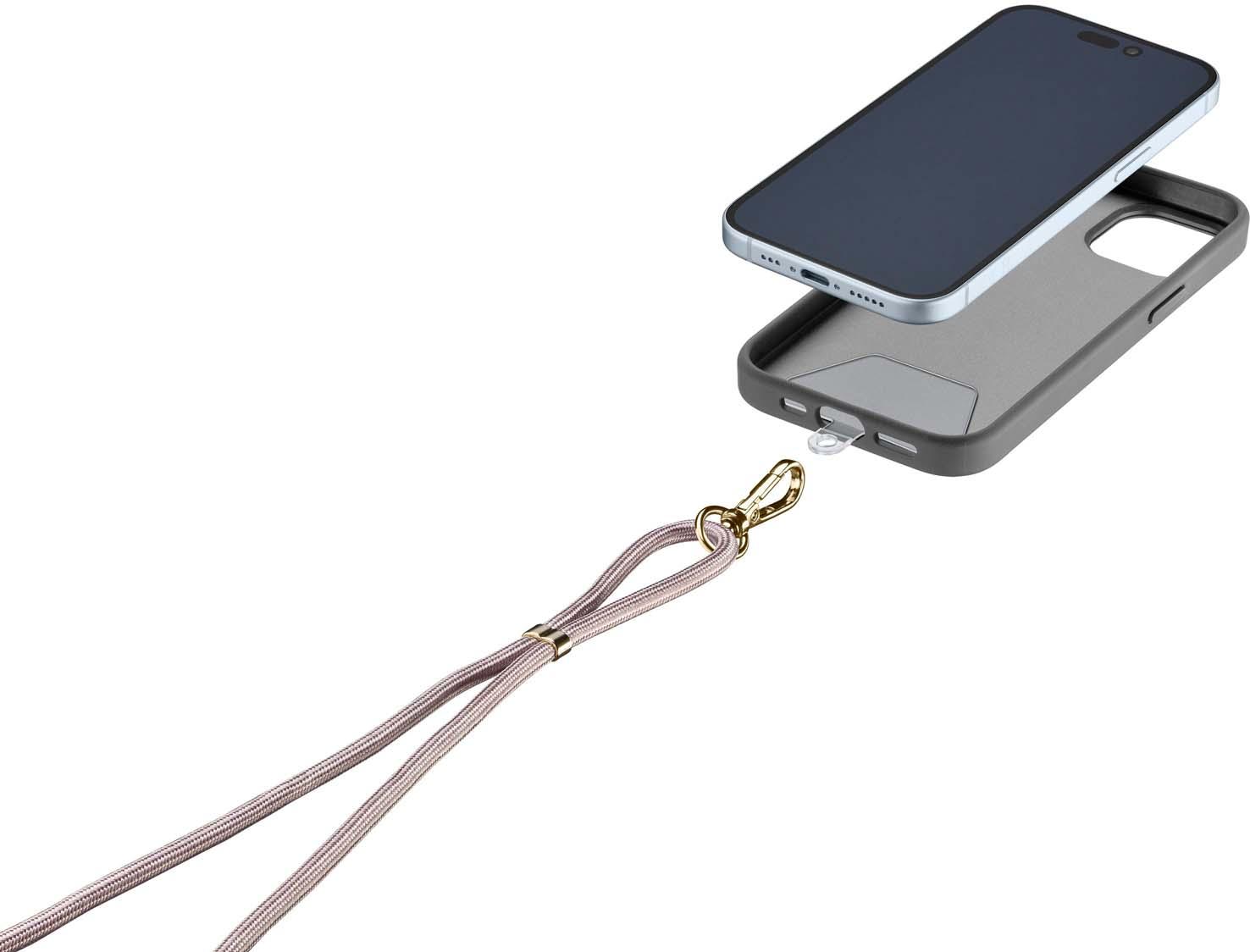 Cellularline Universal Necklace Strap Lace Rose Gold