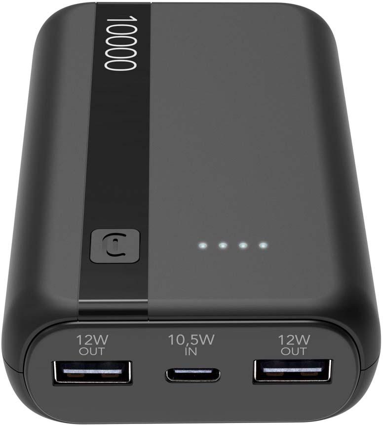 Cellularline Power Bank 10000 Black