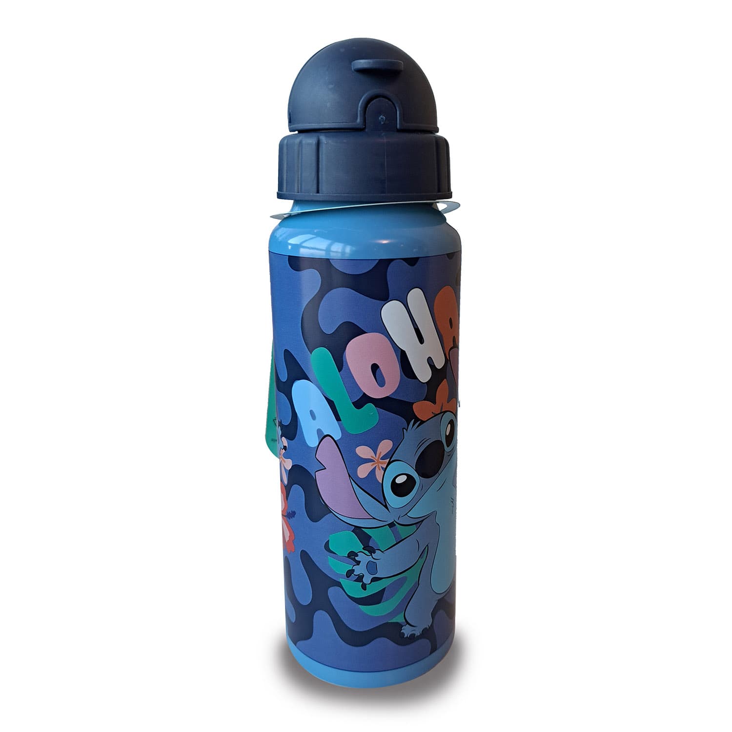 Produktbild Stitch Sport Trinkflasche aus Edelstahl, 550ml - Dunkelblau 2 von 2
