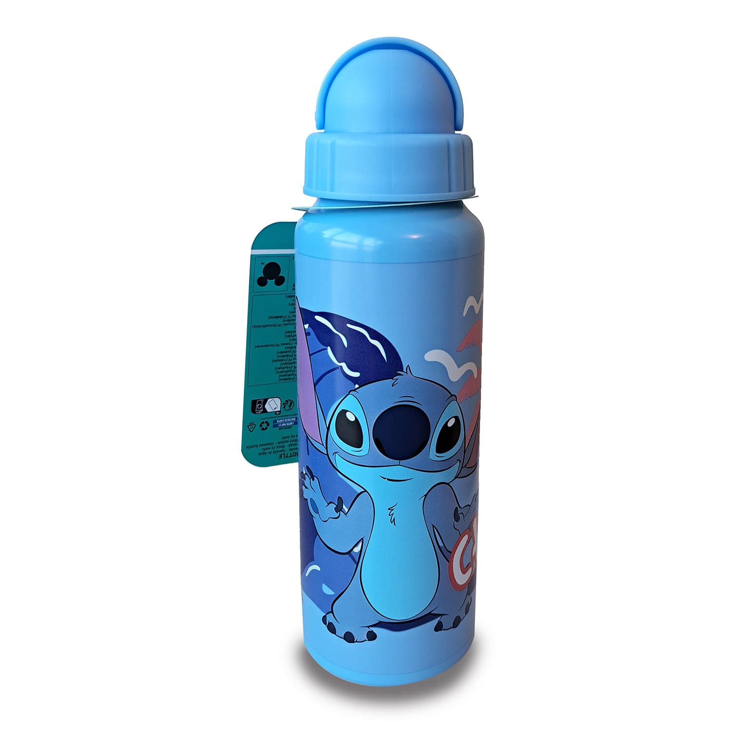 Produktbild Stitch Sport Trinkflasche aus Edelstahl, 550ml - Blau 2 von 2