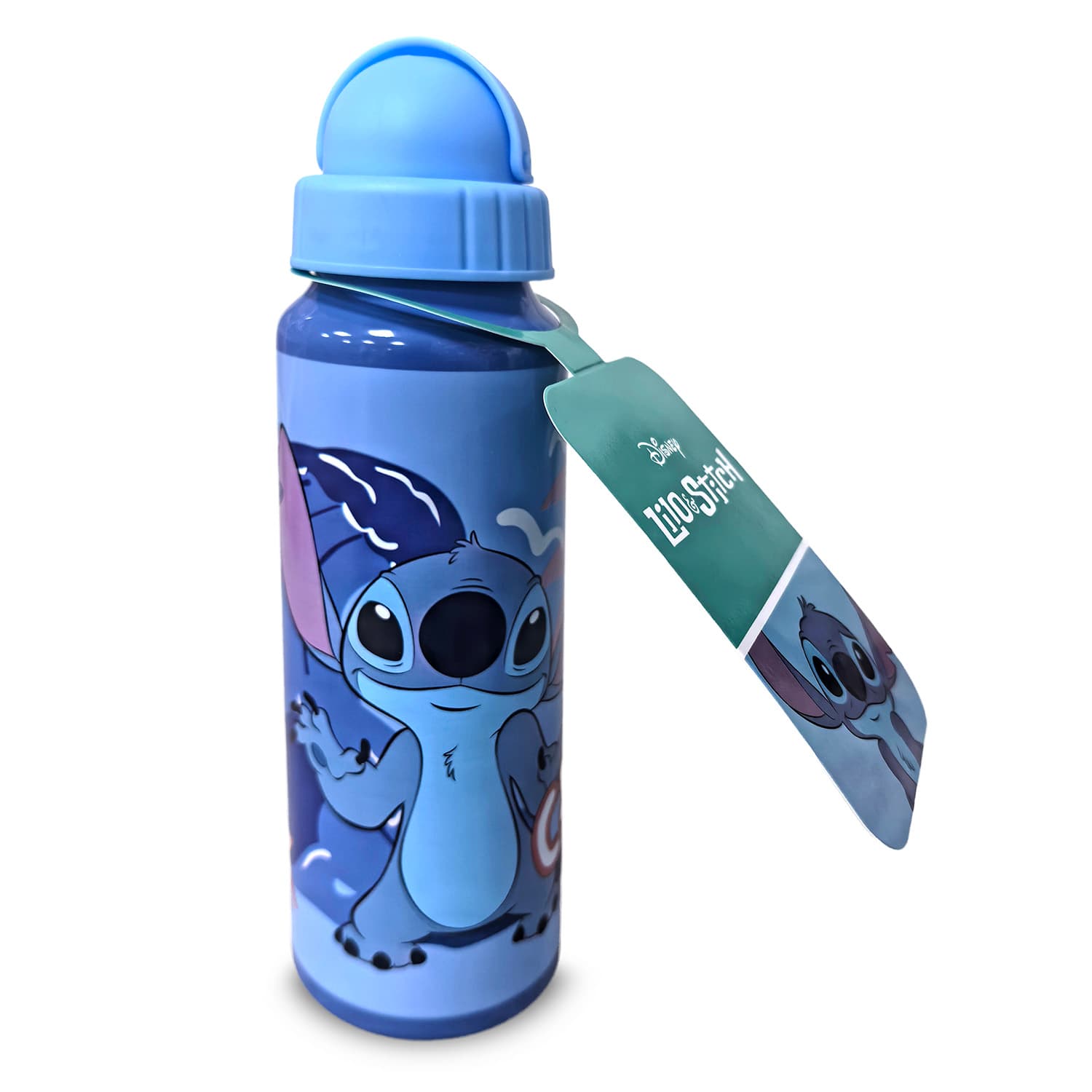 Stitch Sport Trinkflasche aus Edelstahl, 550ml - Blau