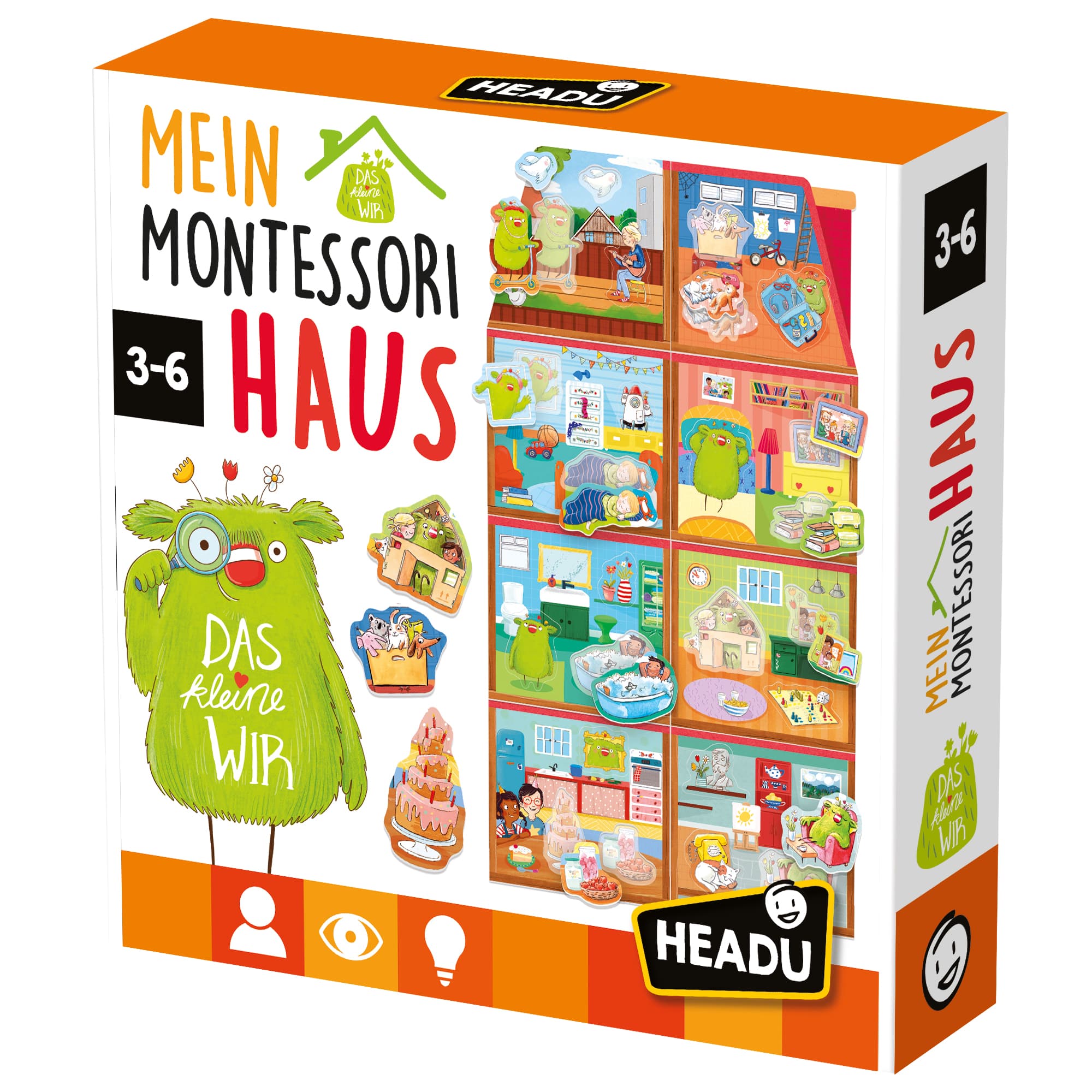 HEADU - Mein DAS kleine WIR Haus Montessori Lernspiel