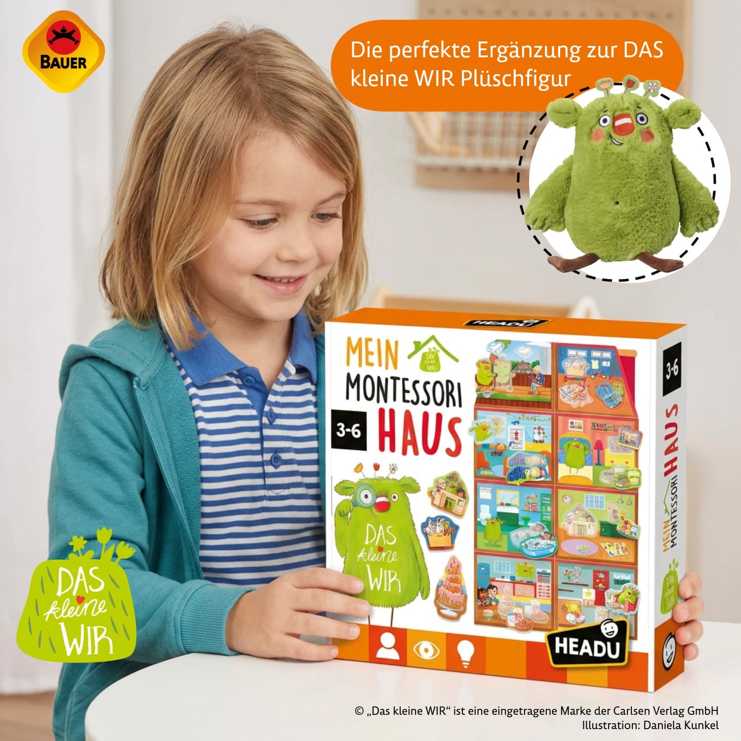 HEADU - Mein DAS kleine WIR Haus Montessori Lernspiel