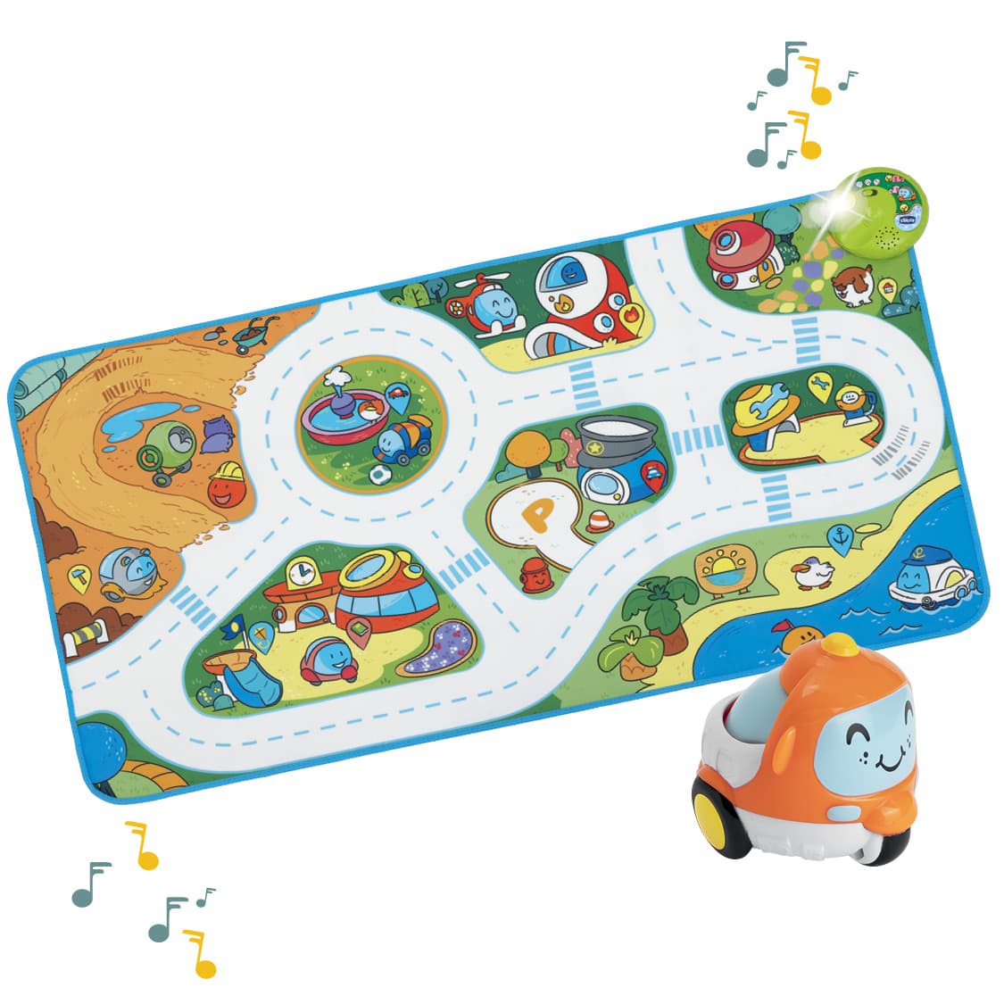 Chicco - ELEKTRONISCHE STADT SPIELMATTE