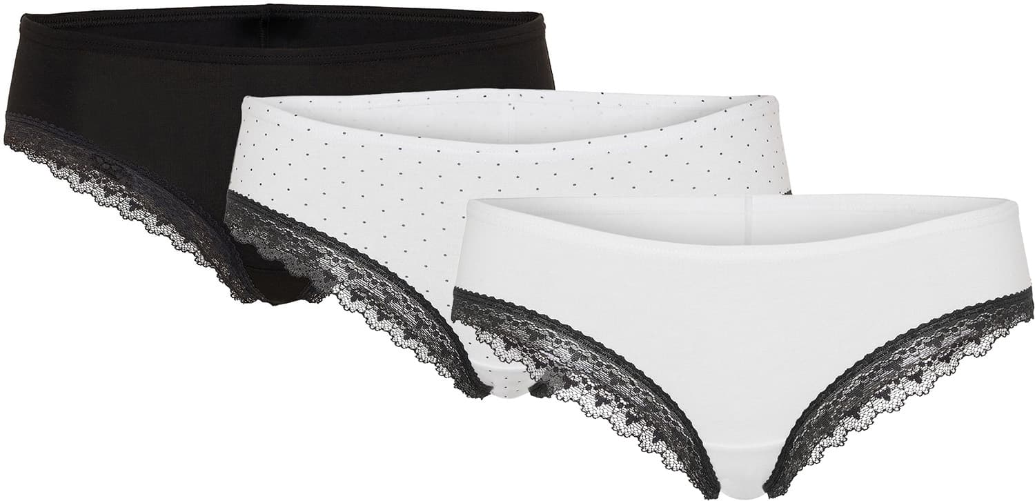 FILA Damen Unterhose Hipster 3er Pack