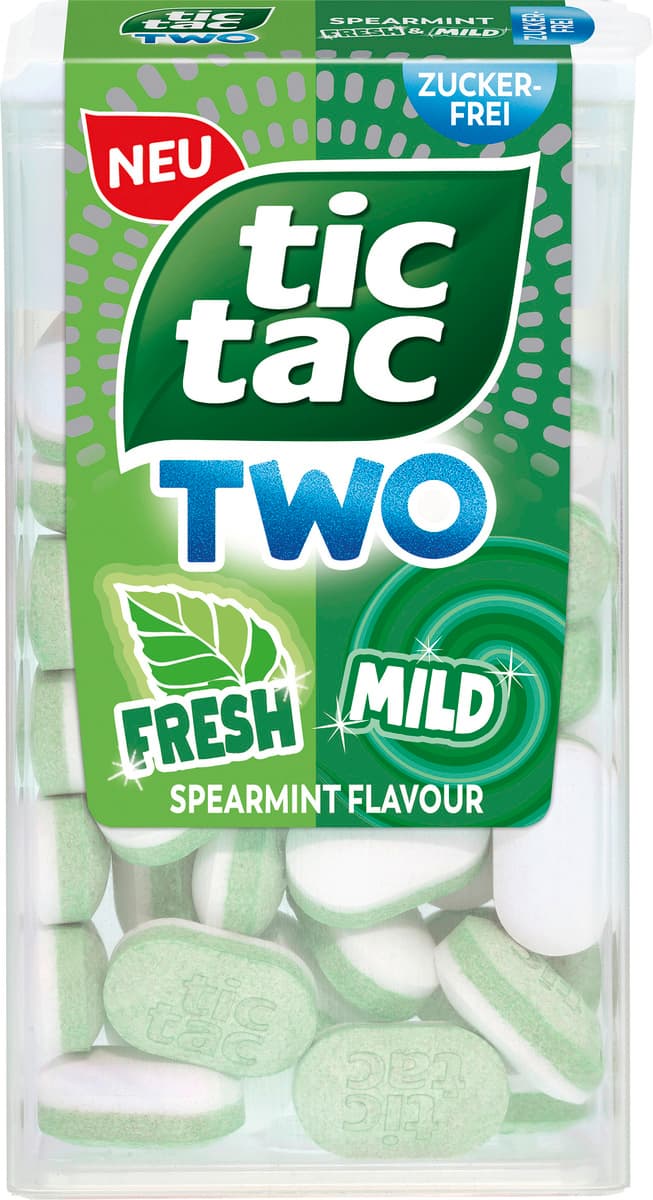 tic tac TWO Spearmint Fresh & Mild 