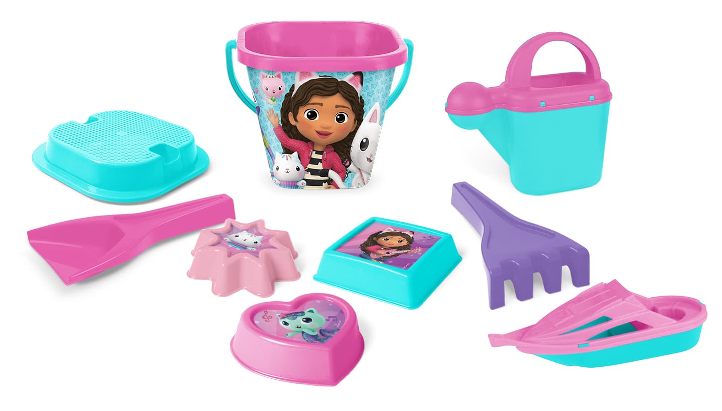 Wader Gabby's Dollhouse Eimerset 