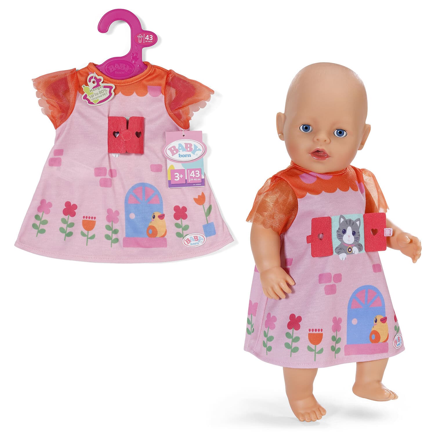 BABY born Kleid Haus 43cm