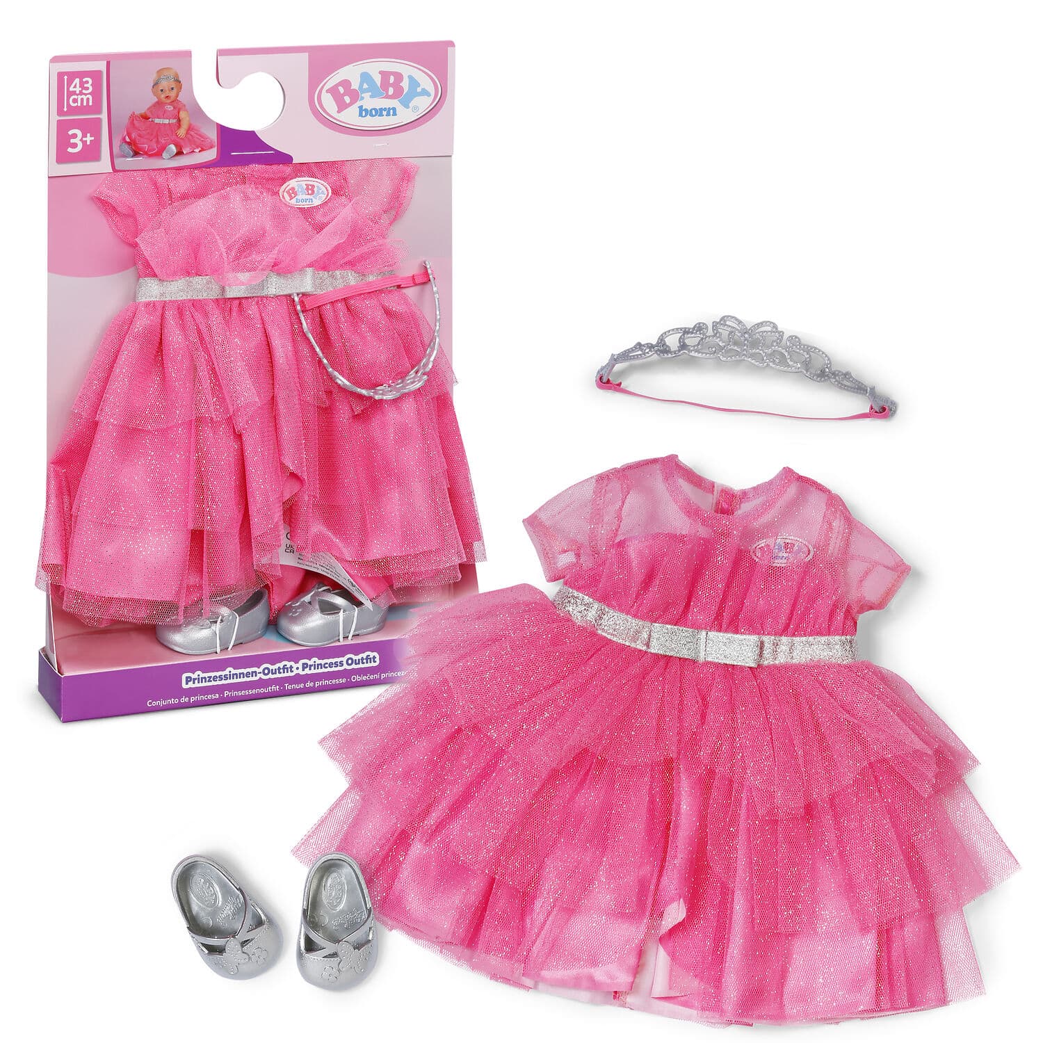 BABY born Prinzessinnen-Outfit 43cm
