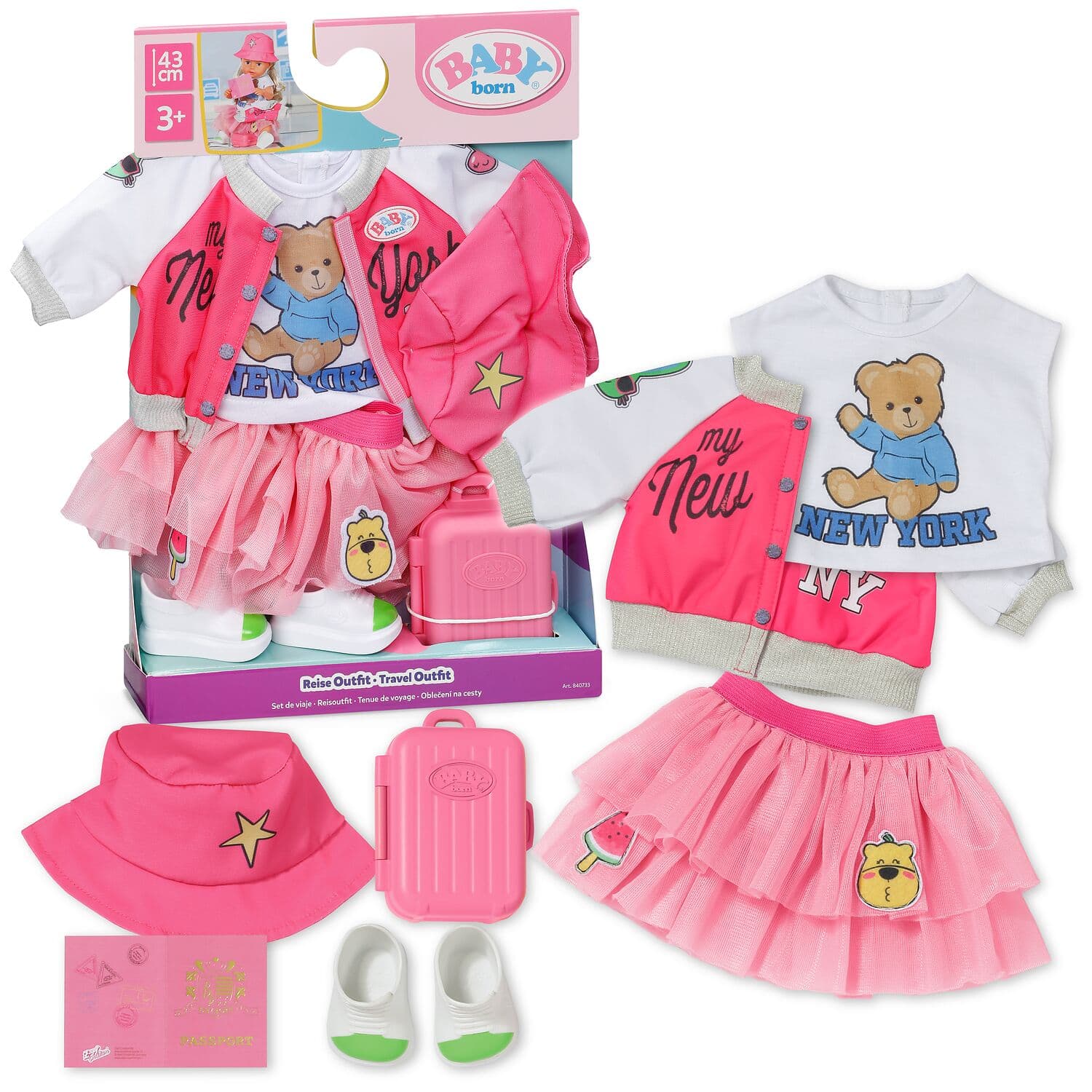 BABY born Reise-Outfit 43cm