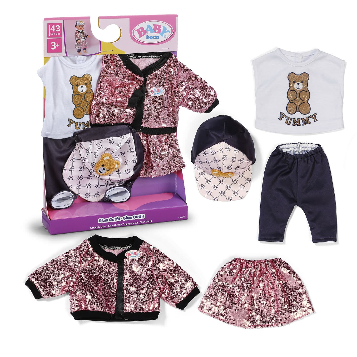 BABY born Glam Outfit 43cm