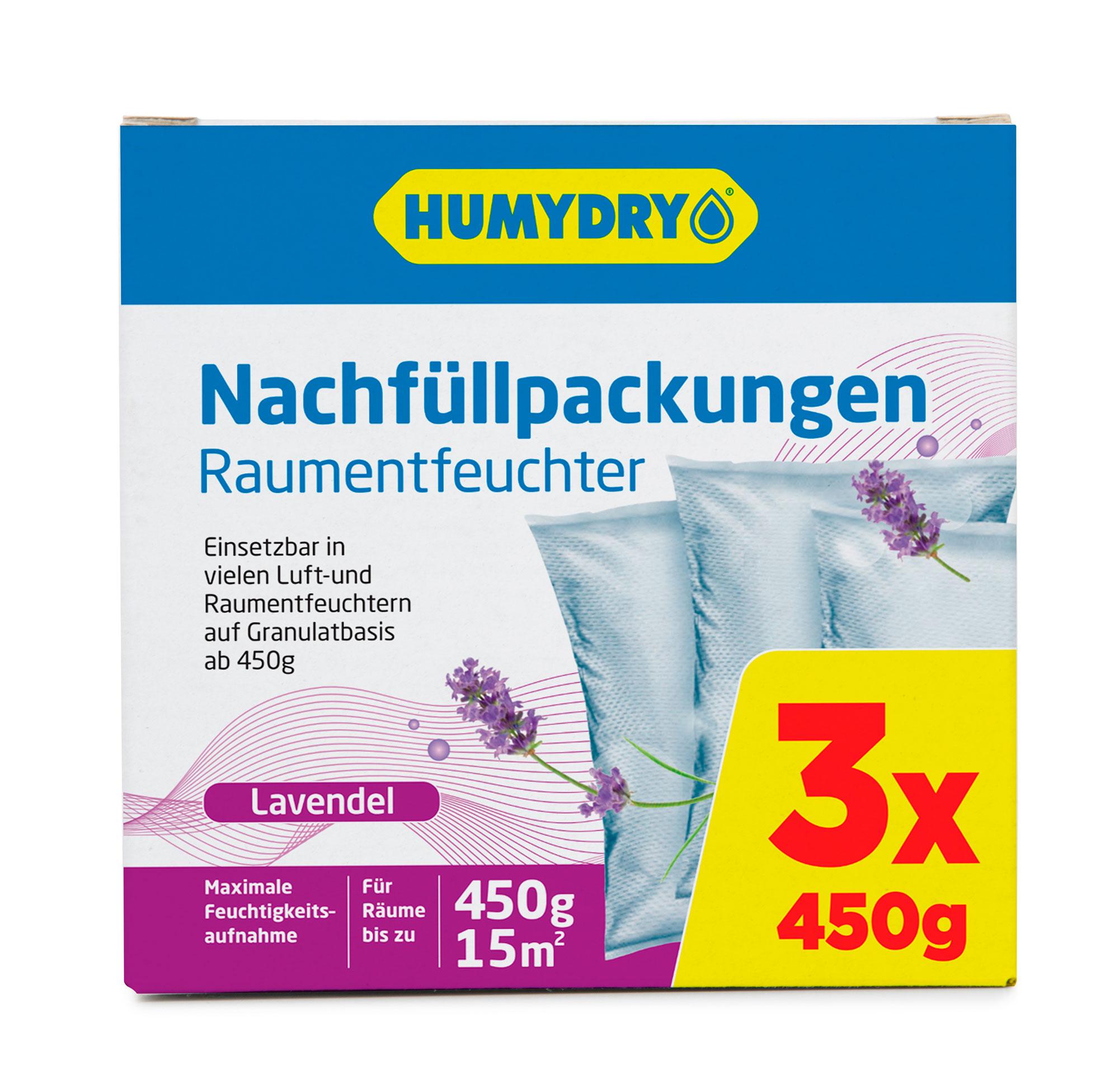 HUMYDRY Raumentfeuchter Nachfüllpackungen Lavendel
