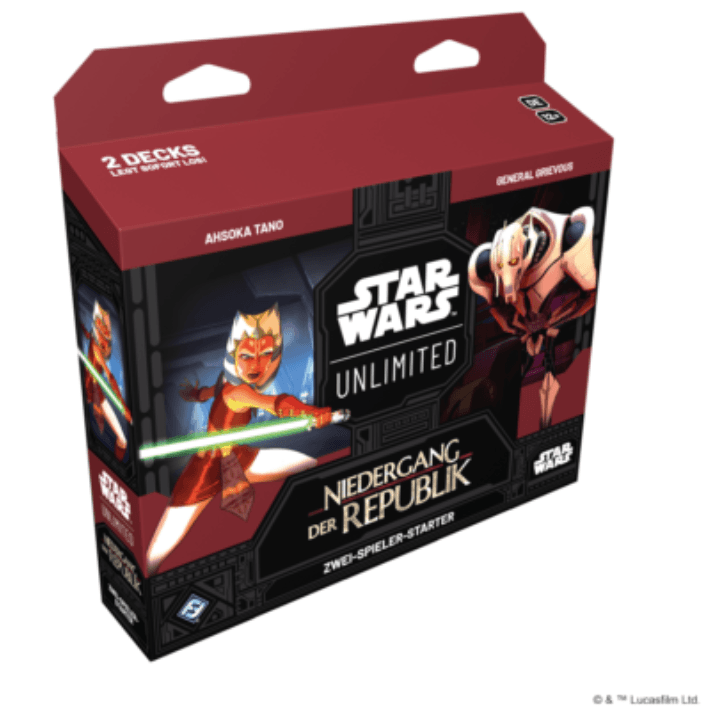 Star Wars: Unlimited Niedergang der Republik (Zwei-Spieler-Starter)