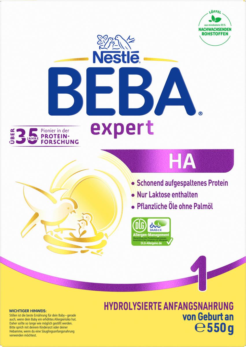 Nestlé Beba Expert HA1 Säuglingsanfangsnahrung von Geburt an