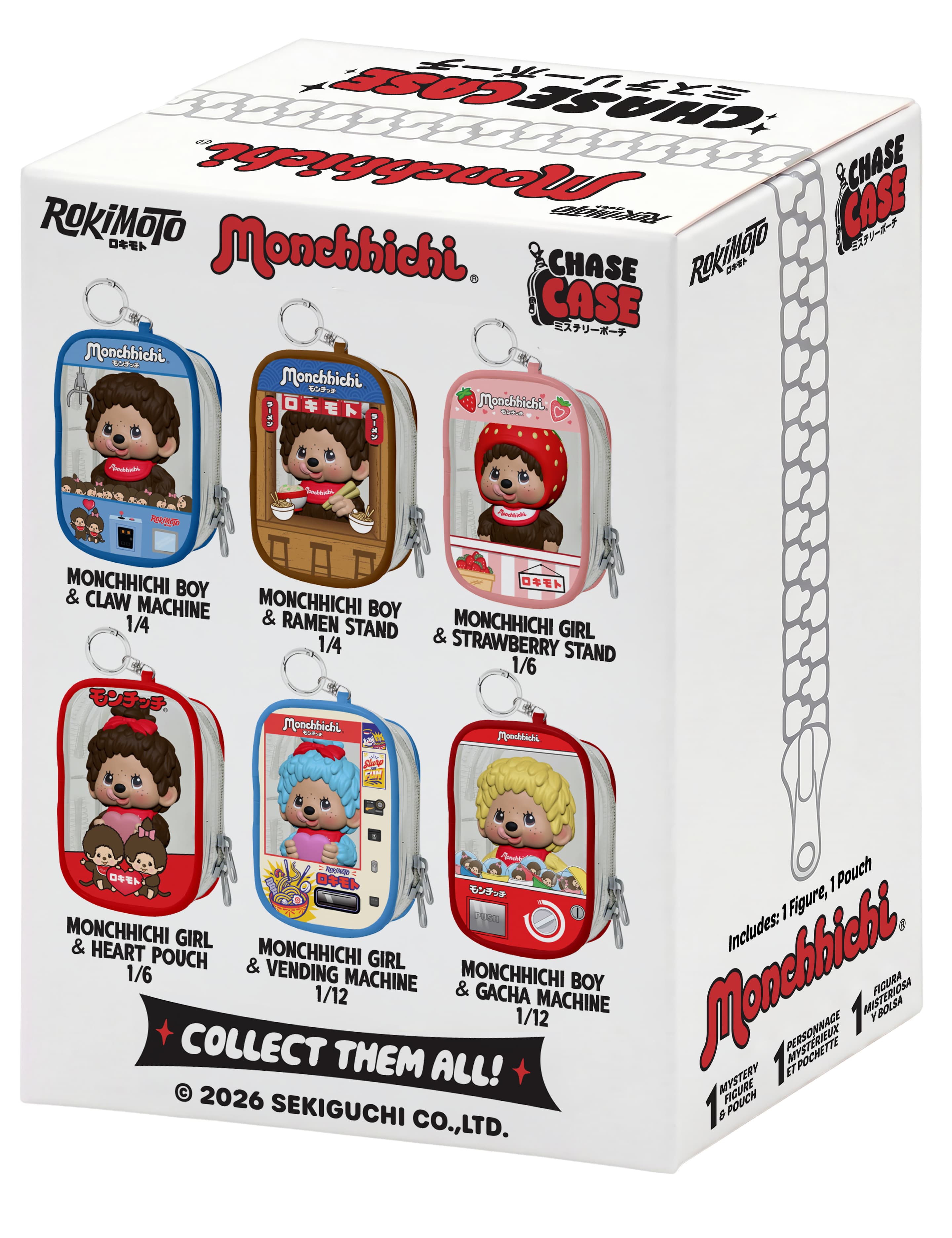 Rokimoto - Chase Case - Monchhichi S1 sortiert (Keine Auswahl möglich)
