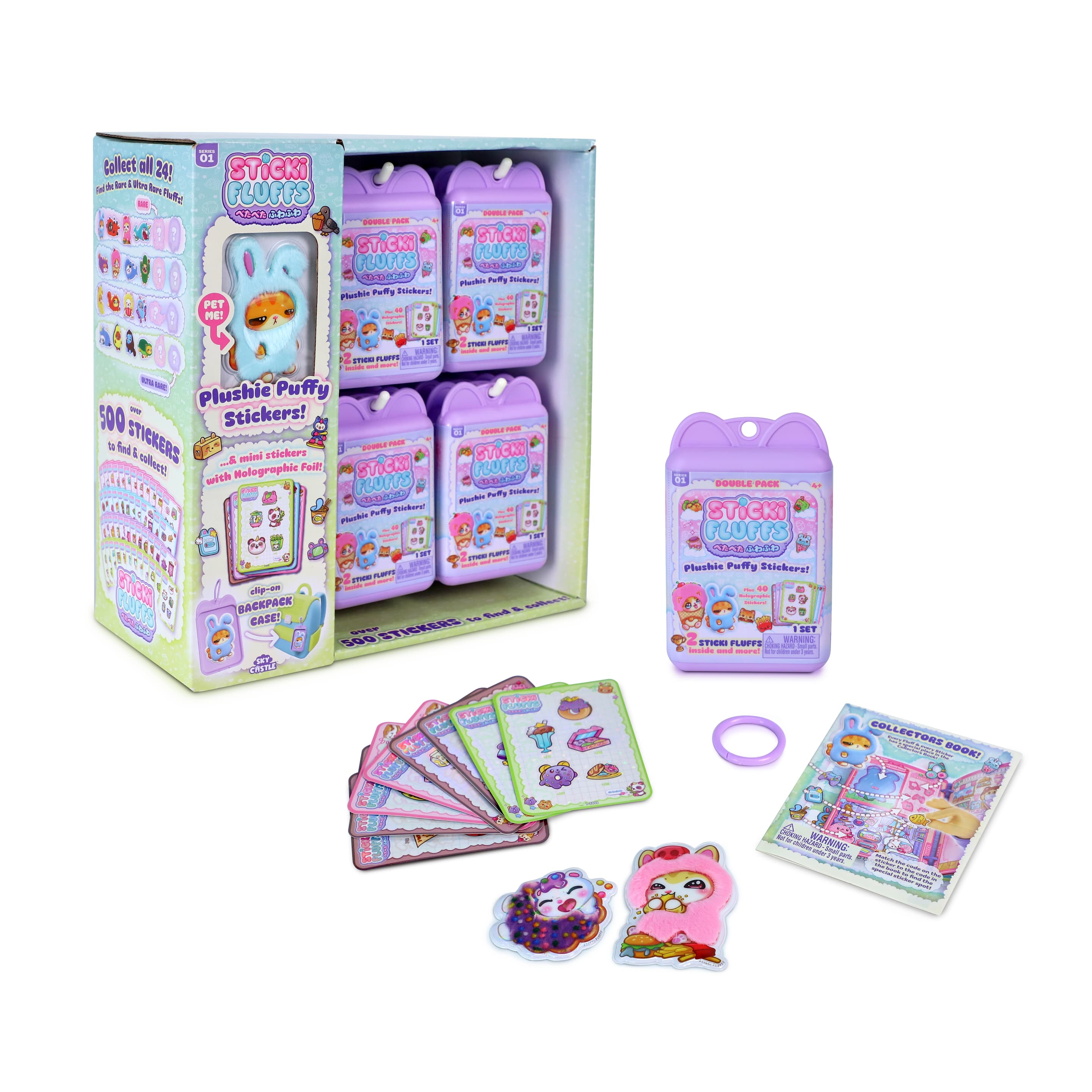 Sticki Fluffs - 2 Pack sortiert (Keine Auswahl möglich) 