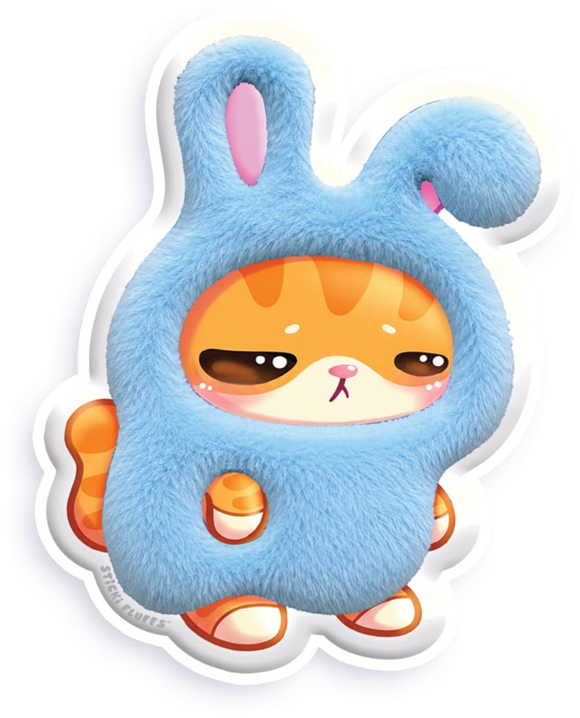 Sticki Fluffs - Book Pack In Open Box