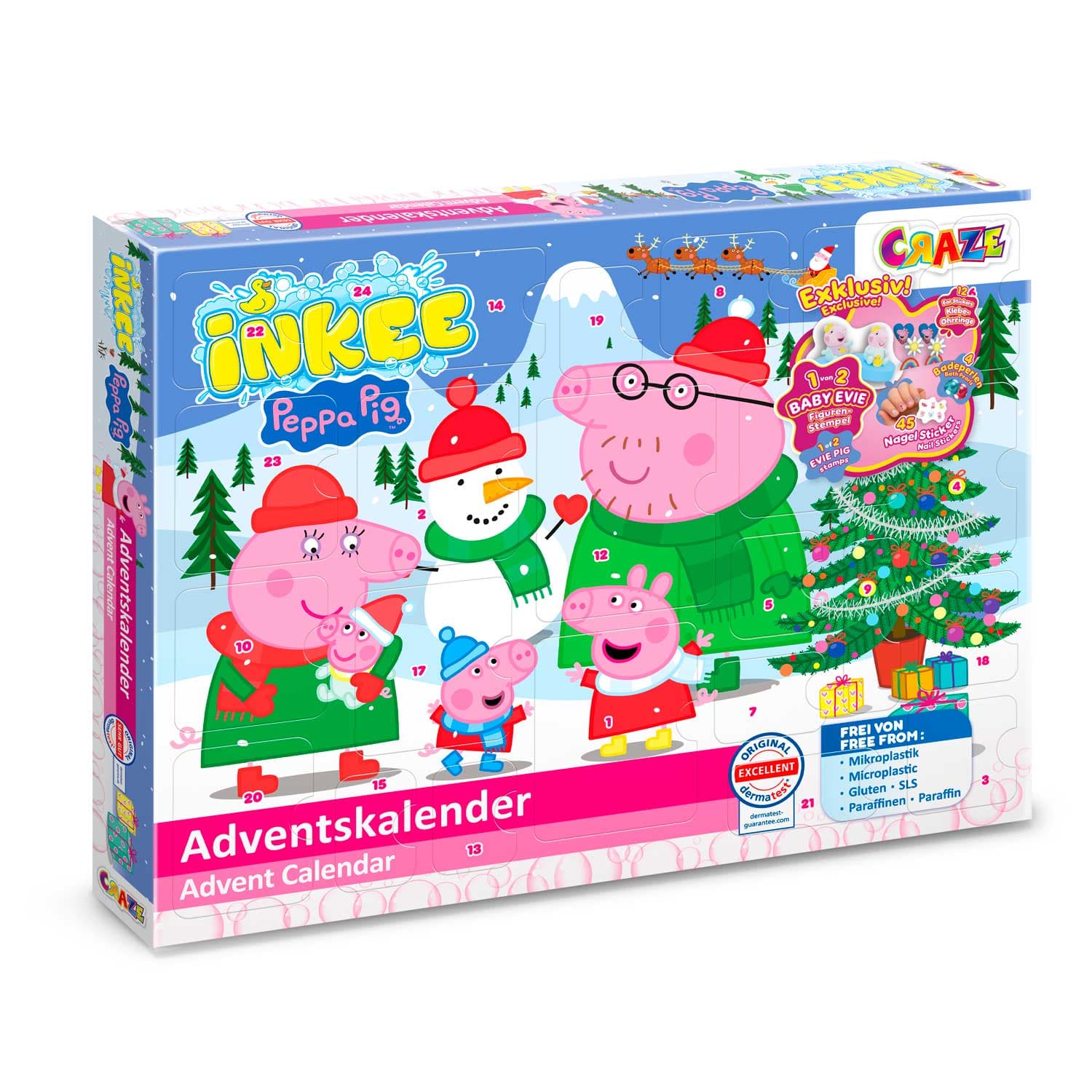CRAZE - Adventskalender INKEE Peppa Pig