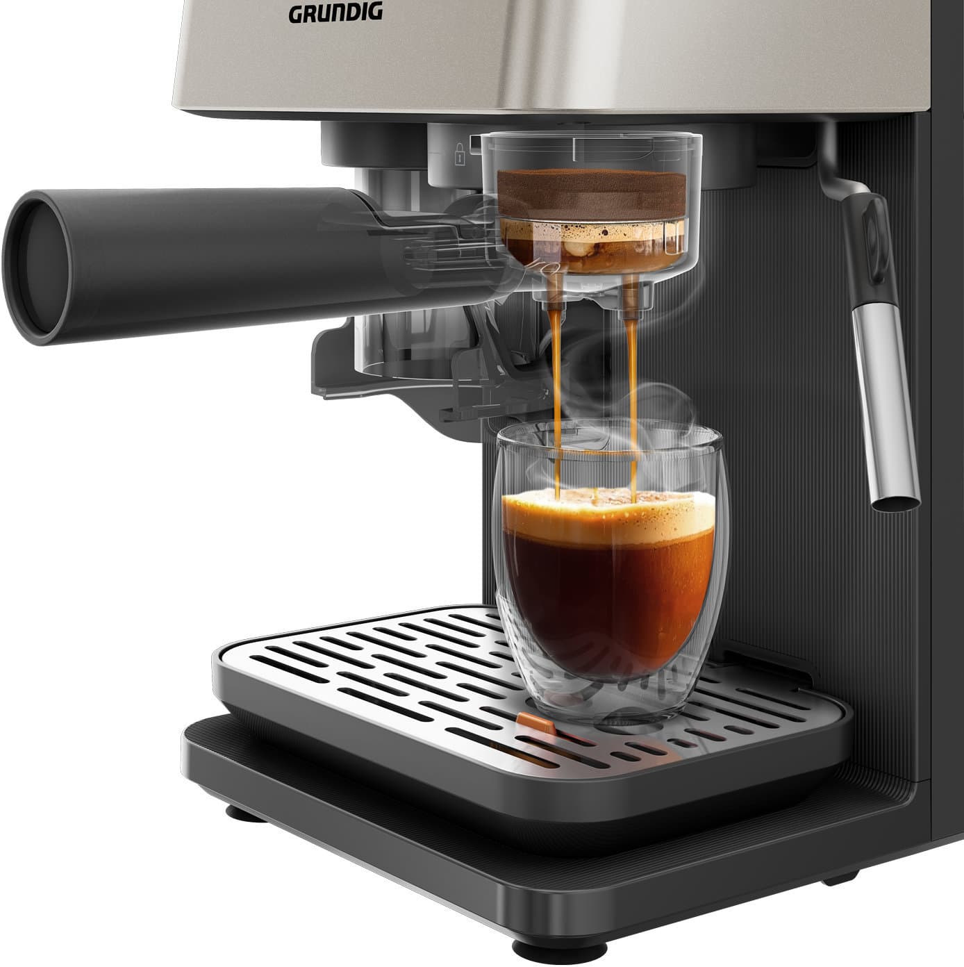 GRUNDIG Siebträgermaschine KSM 7530