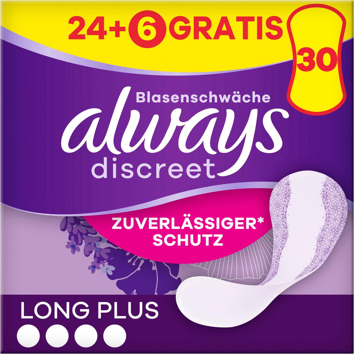 Always Discreet Inkontinenz Long Plus