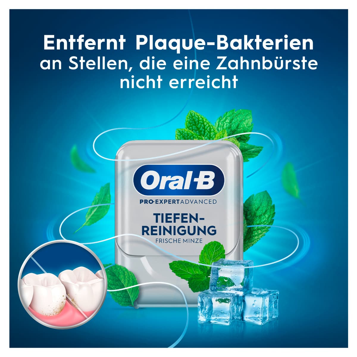 Produktbild Oral-B Zahnseide Pro Expert Advanced Tiefenreinigung frische Minze gewachst  6 von 9